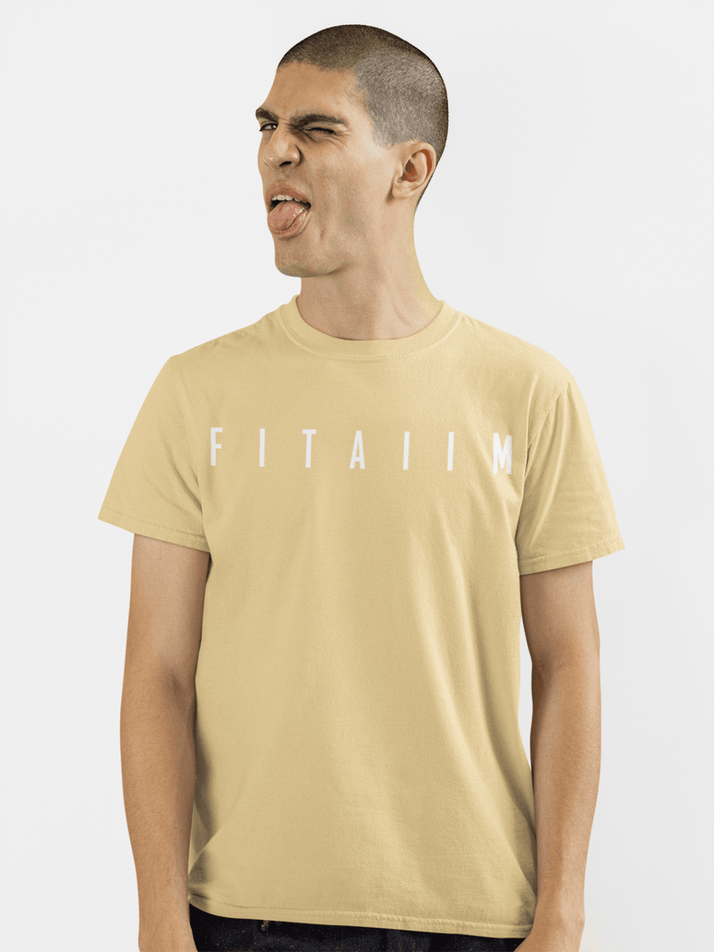 Essential Supima T-Shirt Beige - Fitaiim
