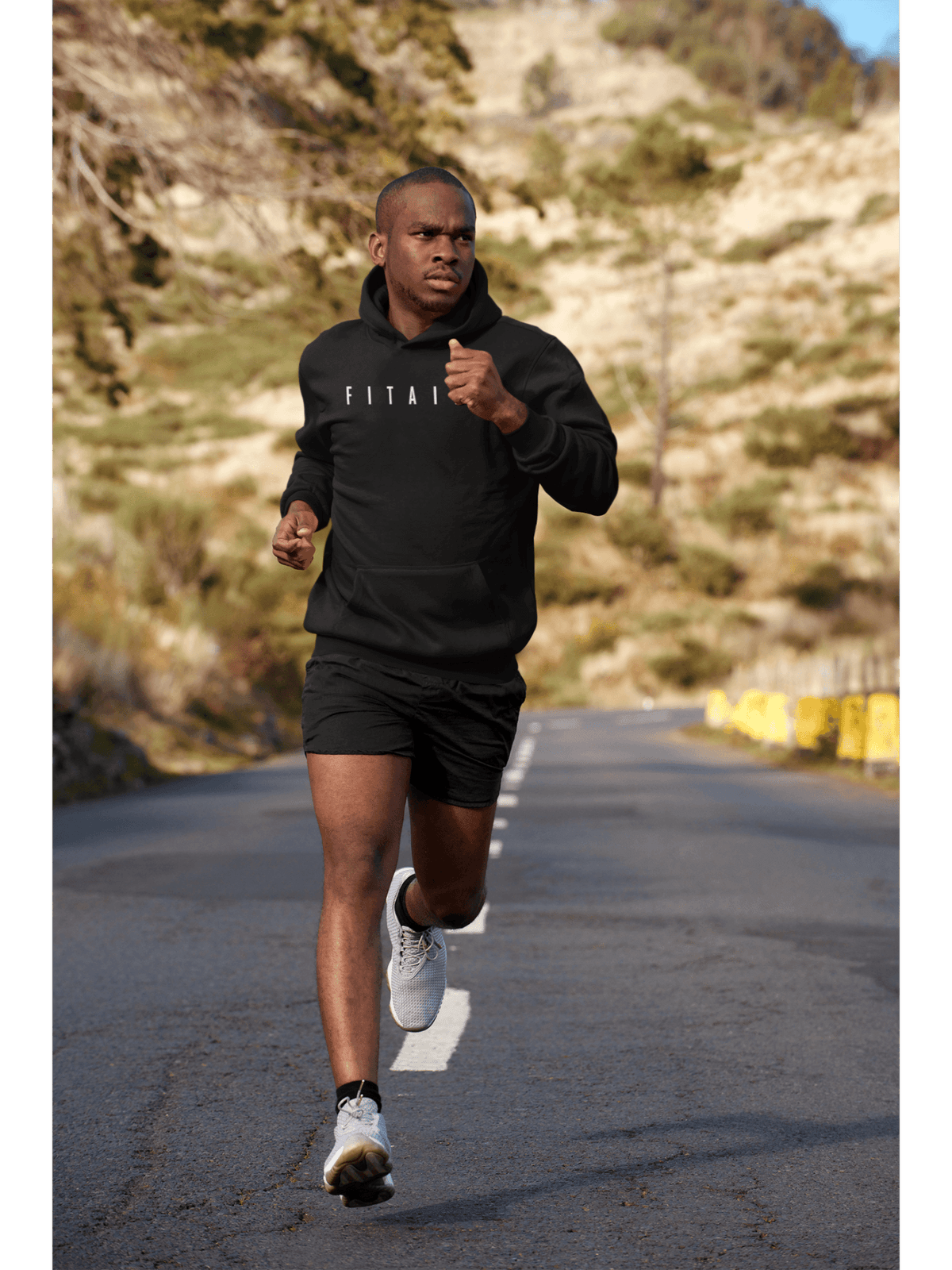 Essential Hoodie Black - Fitaiim