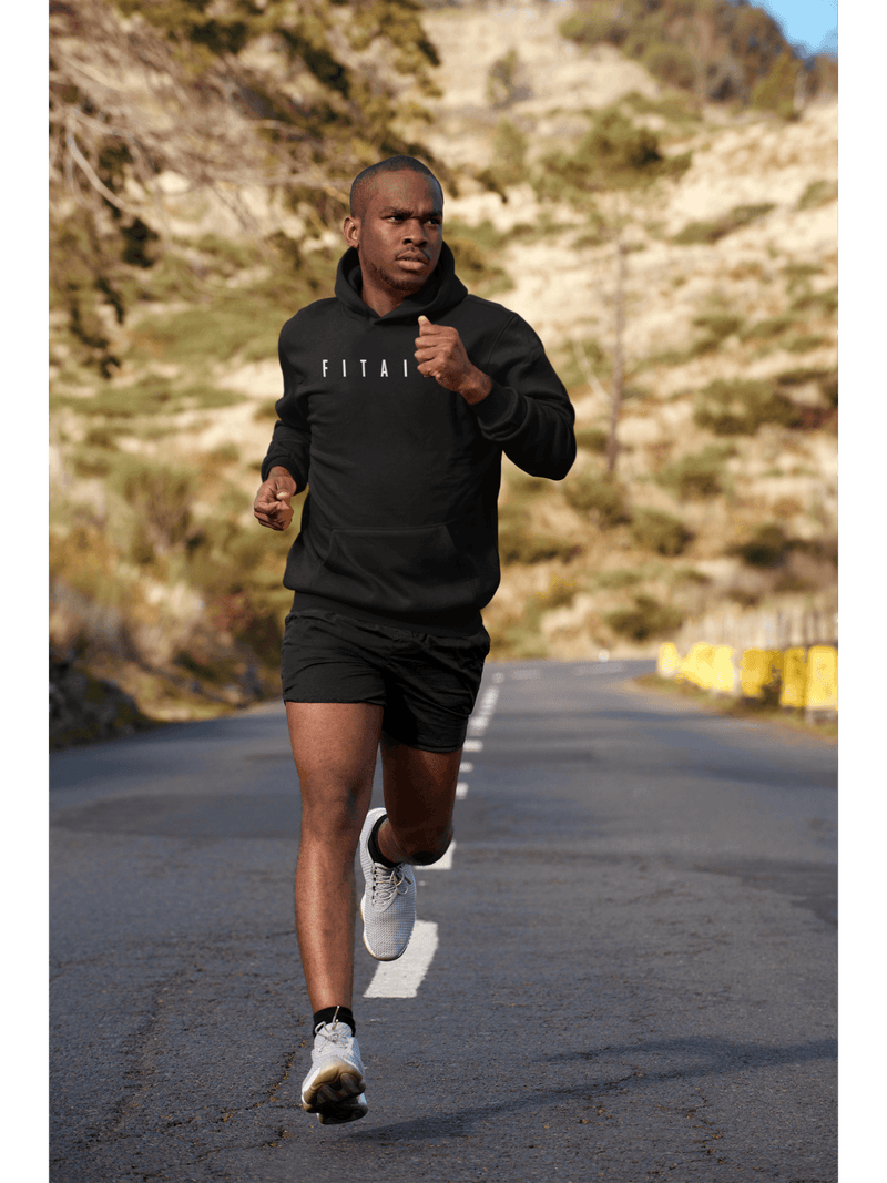 Essential Hoodie Black - Fitaiim