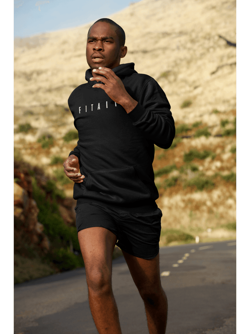 Essential Hoodie Black - Fitaiim