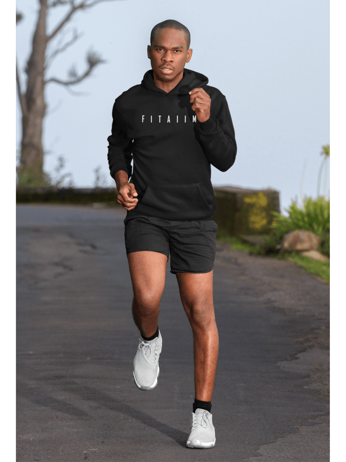 Essential Hoodie Black - Fitaiim
