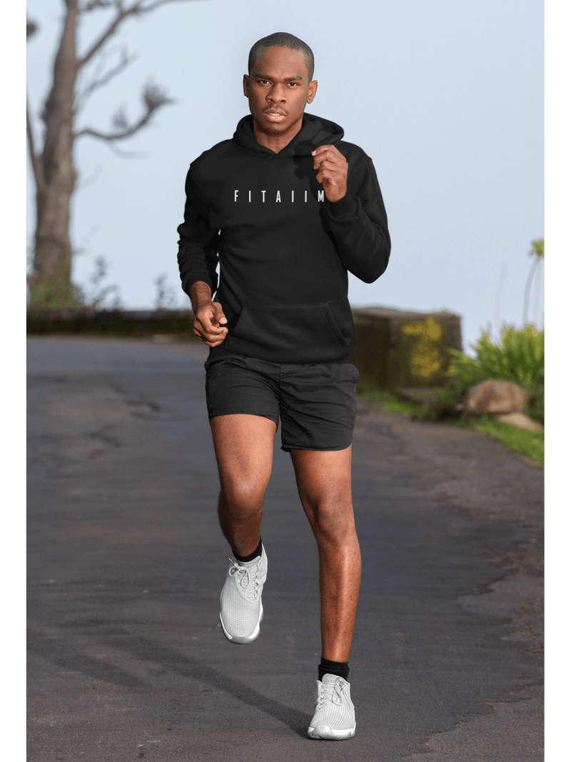 Essential Hoodie Black - Fitaiim
