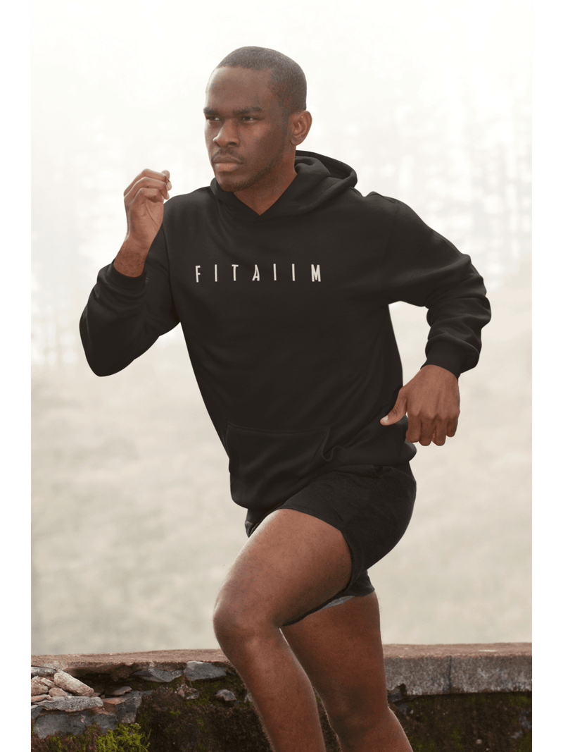 Essential Hoodie Black - Fitaiim