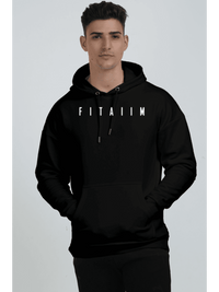Essential Oversized Hoodie Sweatshirt Black - Fitaiim