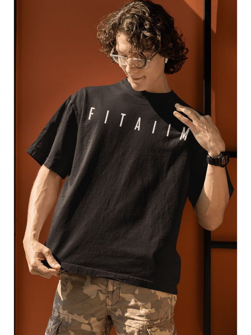Essential Oversized T-Shirt Black - Fitaiim