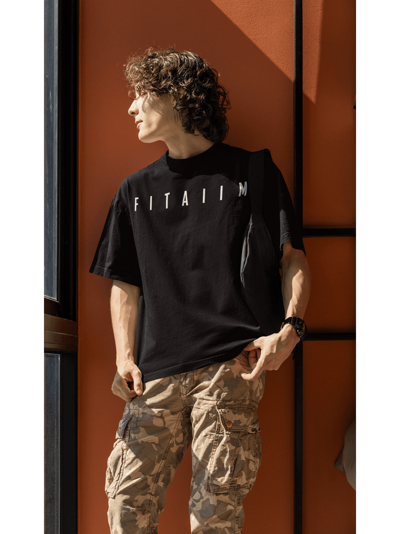 Essential Oversized T-Shirt Black - Fitaiim