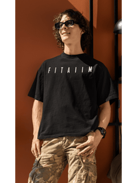Essential Oversized T-Shirt Black - Fitaiim