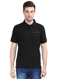 Essential Polo T-Shirt Black - Fitaiim
