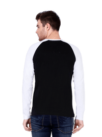 Essential Raglan Full Sleeve T-Shirt Black - Fitaiim