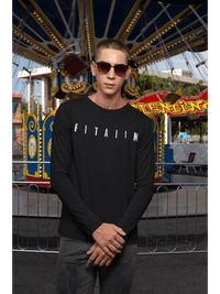Essential Round Neck Full Sleeve T-Shirt Black - Fitaiim