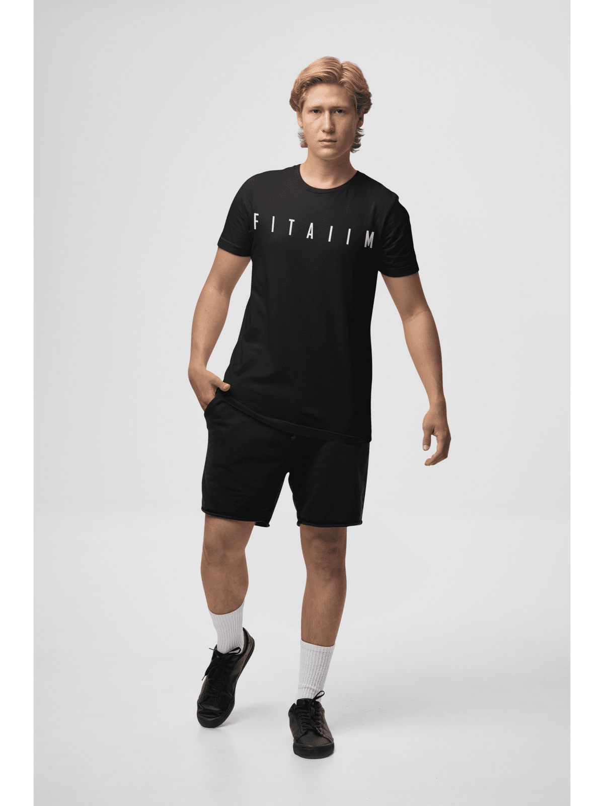 Essential Supima T-Shirt Black - Fitaiim