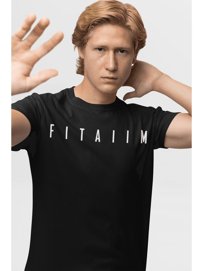 Essential Supima T-Shirt Black - Fitaiim
