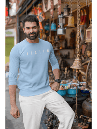 Essential Sweatshirt Baby Blue - Fitaiim