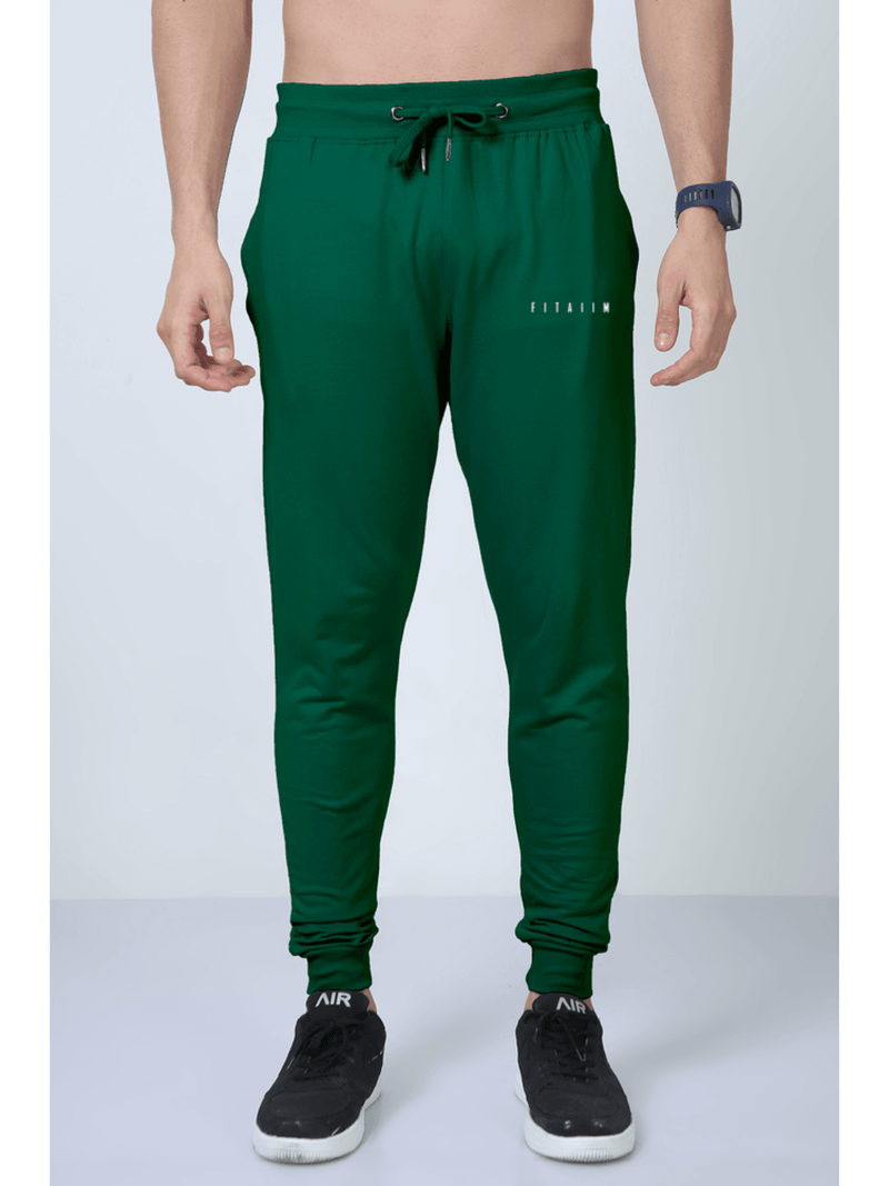 Essential Men Jogger Bottle Green - Fitaiim