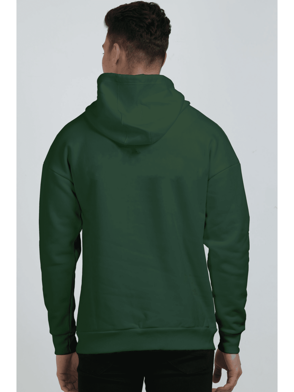 Essential Oversized Hoodie Sweatshirt Bottle Green - Fitaiim