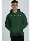 Essential Oversized Hoodie Sweatshirt Bottle Green - Fitaiim