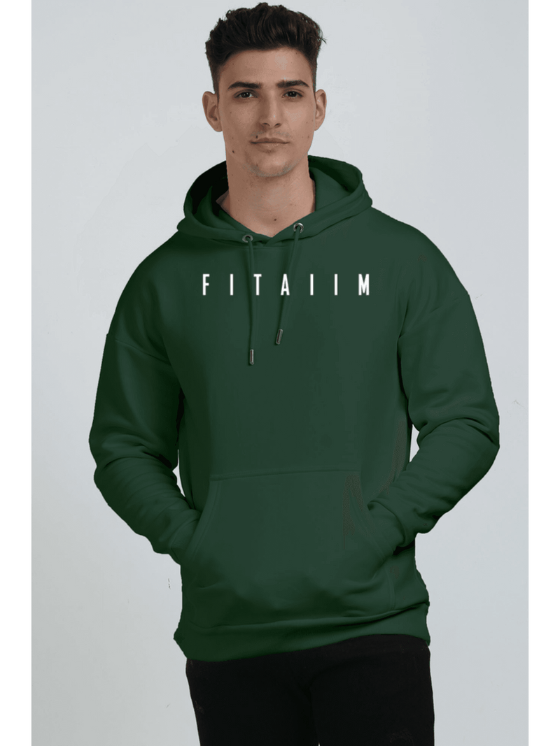 Essential Oversized Hoodie Sweatshirt Bottle Green - Fitaiim