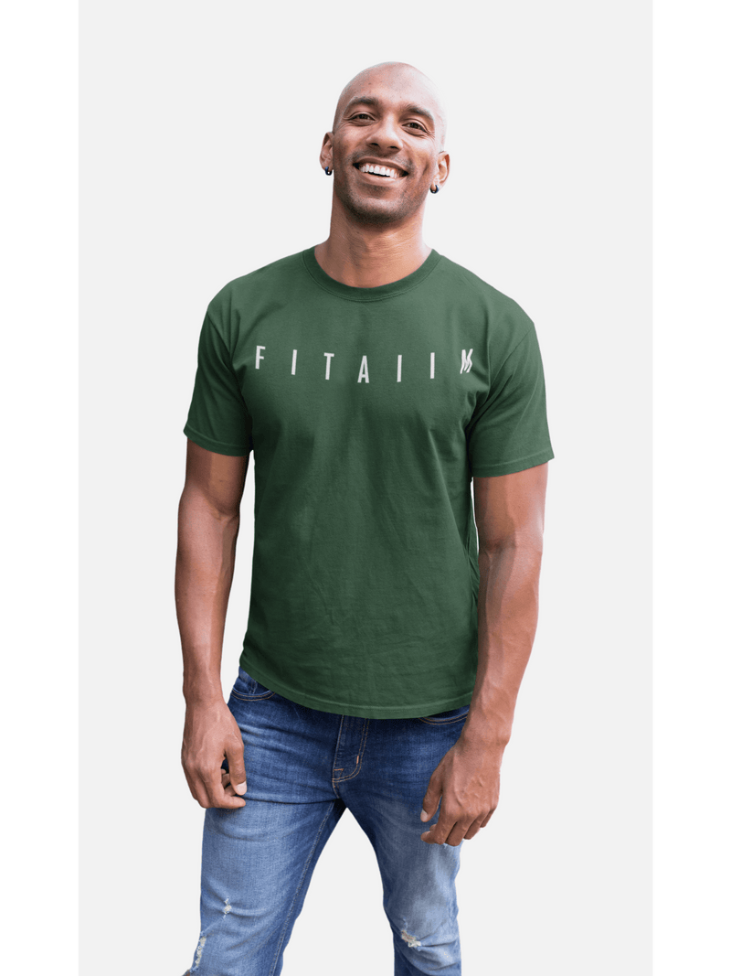 Essential T-Shirt Bottle Green - Fitaiim