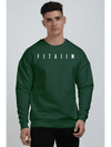 Essential Oversized Sweatshirt Bottle Green - Fitaiim