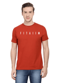 Essential T-Shirt Brick Red - Fitaiim