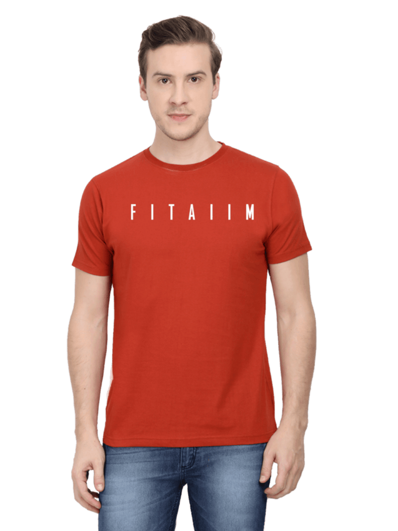 Essential T-Shirt Brick Red - Fitaiim