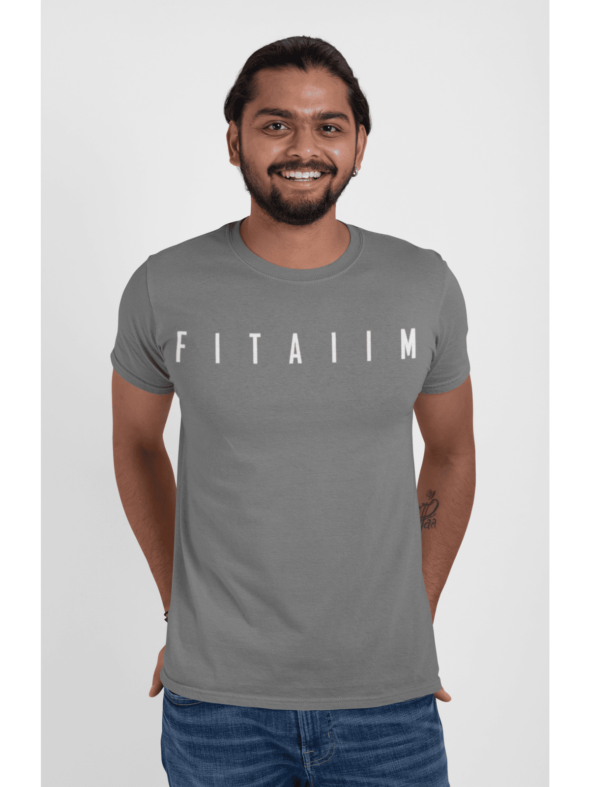 Essential T-Shirt Charcoal Grey - Fitaiim