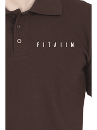 Essential Polo T-Shirt Coffee Brown - Fitaiim