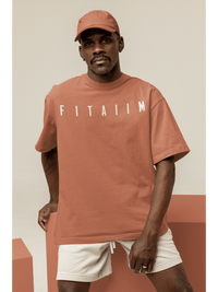 Essential Oversized T-Shirt Coral - Fitaiim