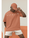 Essential Oversized T-Shirt Coral - Fitaiim