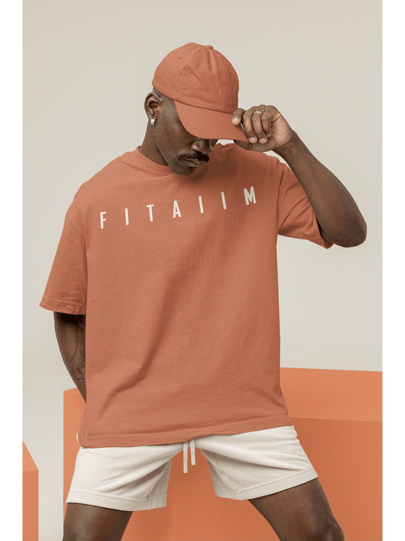 Essential Oversized T-Shirt Coral - Fitaiim