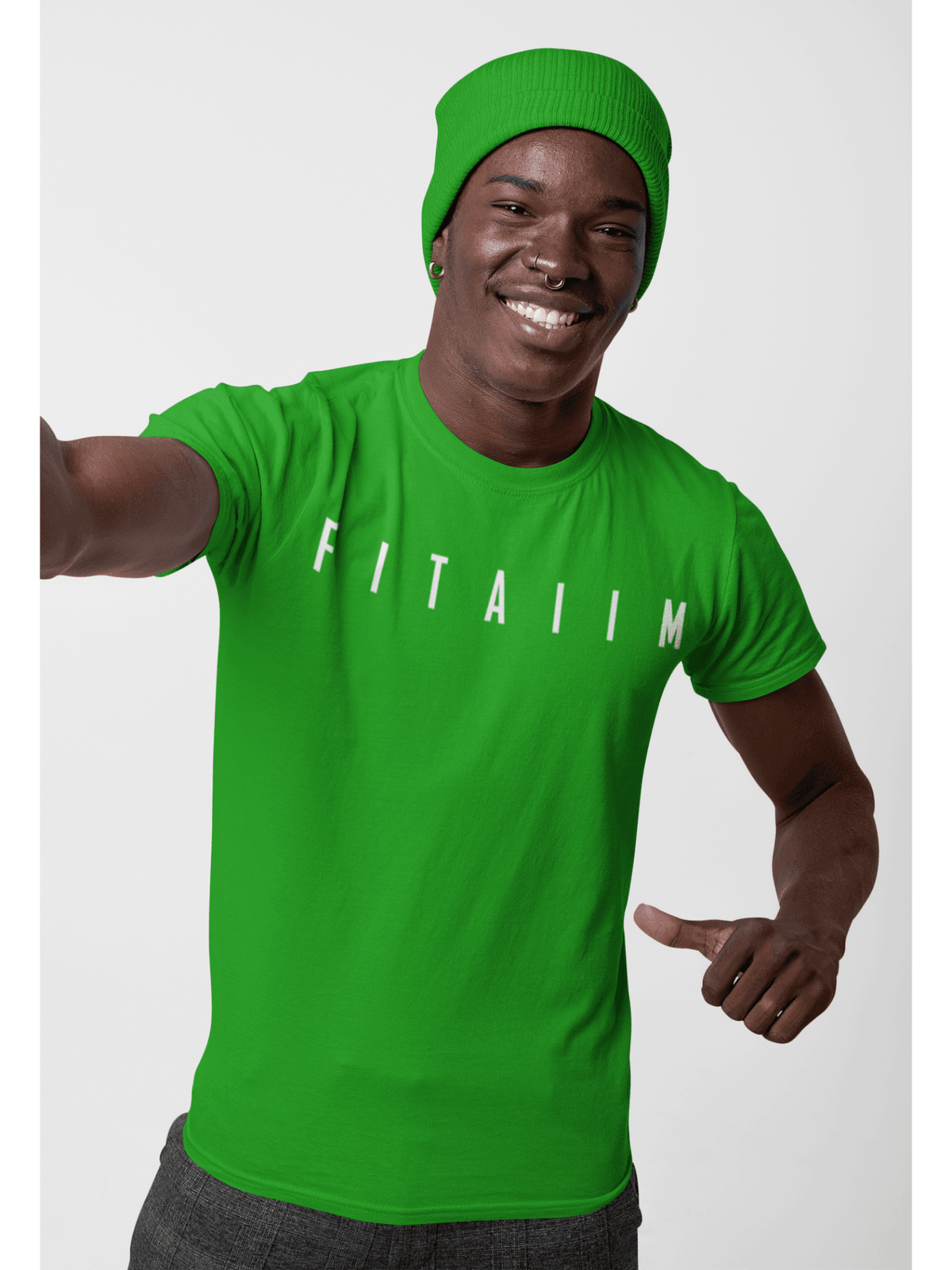 Essential T-Shirt Flag Green - Fitaiim