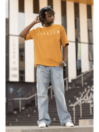 Essential Oversized T-Shirt Golden Yellow - Fitaiim