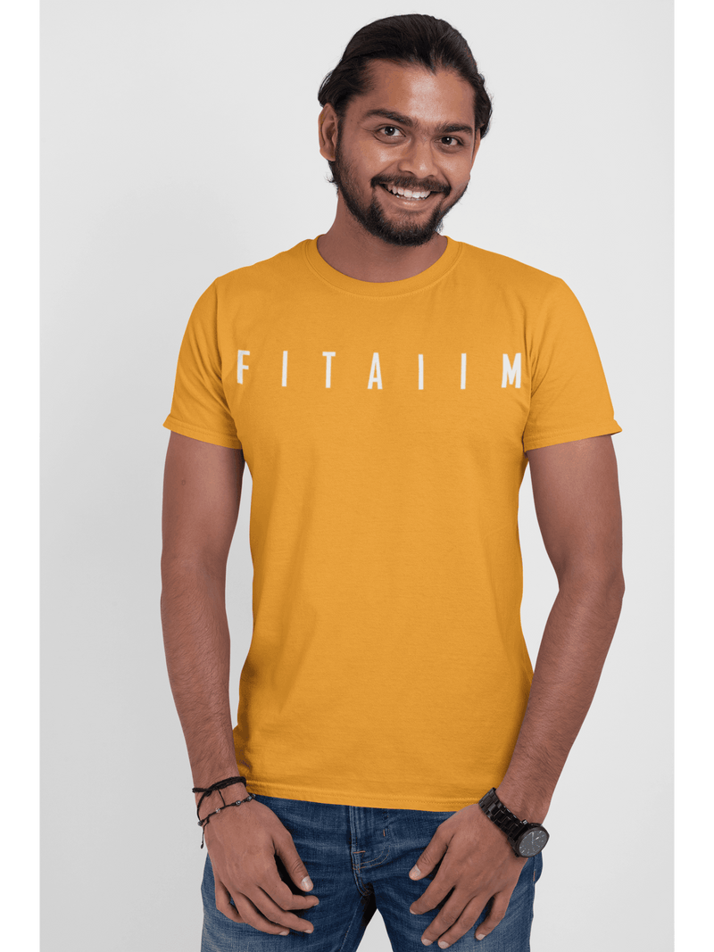 Essential T-Shirt Golden Yellow - Fitaiim