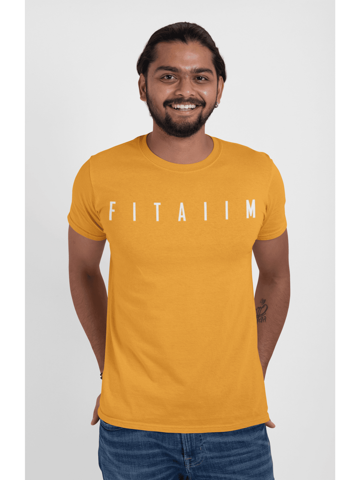 Essential T-Shirt Golden Yellow - Fitaiim