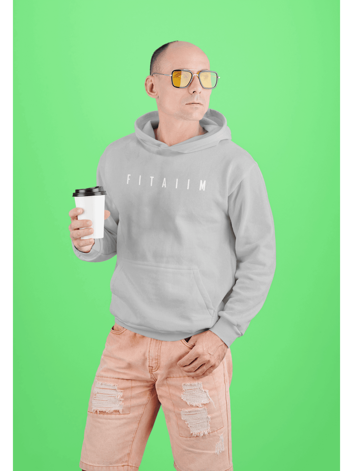 Essential Hoodie Grey - Fitaiim