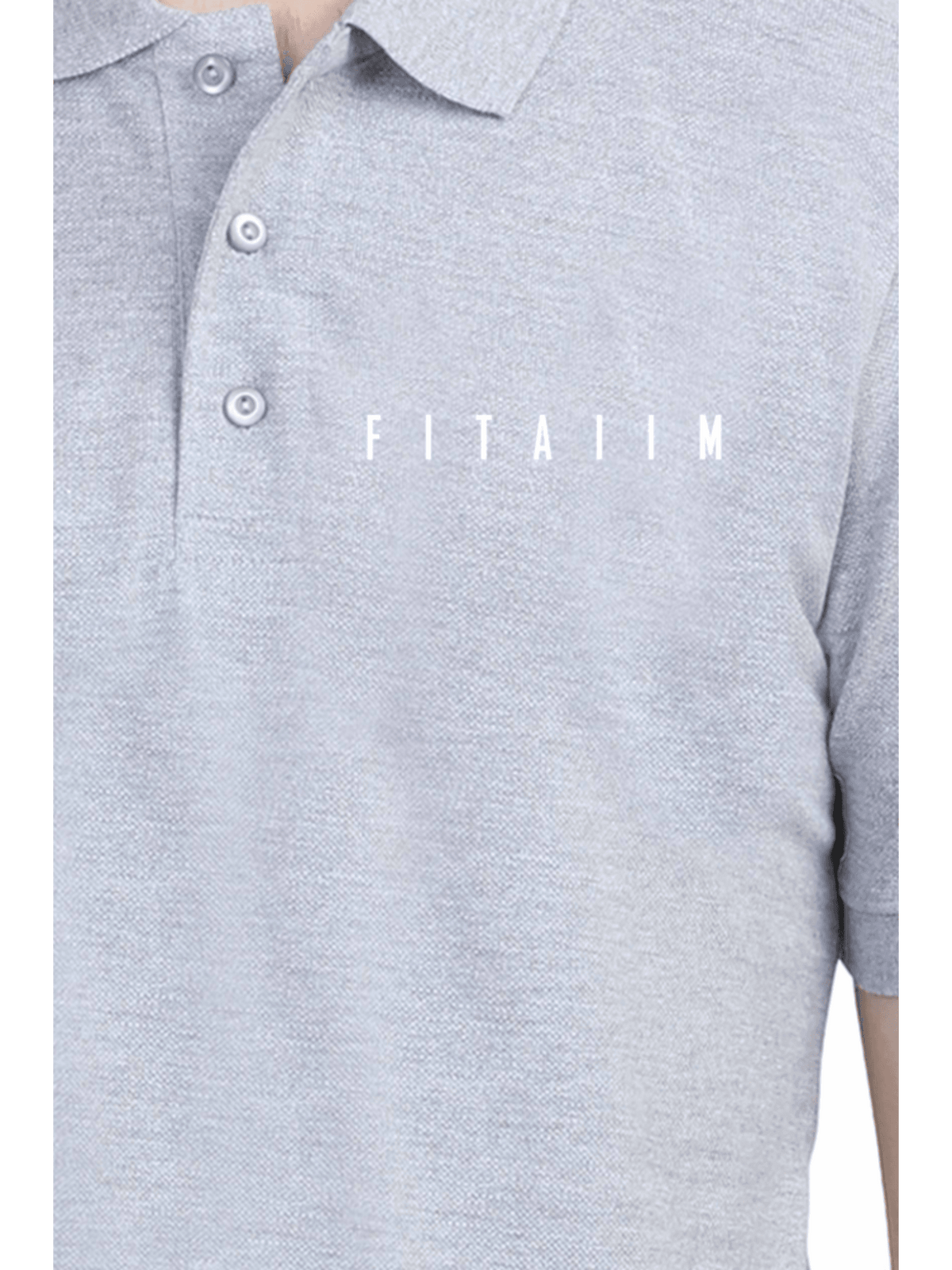 Essential Polo T-Shirt Grey - Fitaiim