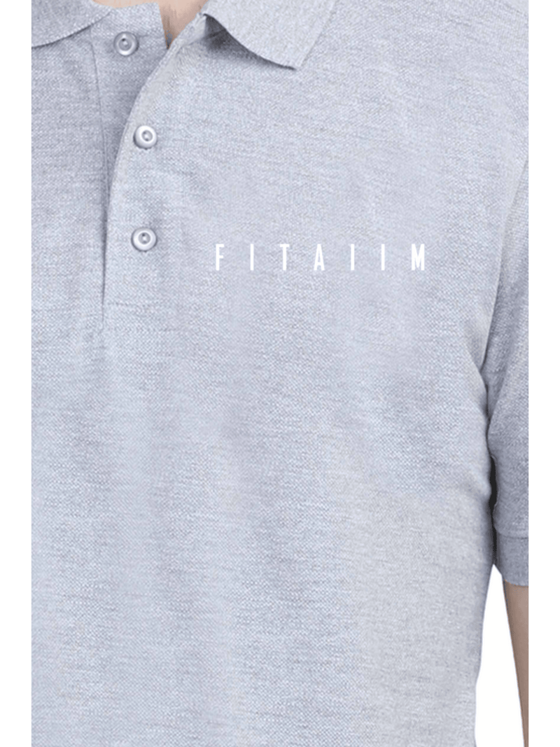 Essential Polo T-Shirt Grey - Fitaiim