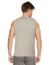 Essential Round Neck Sleeveless Tank Grey - Fitaiim