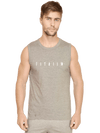 Essential Round Neck Sleeveless Tank Grey - Fitaiim
