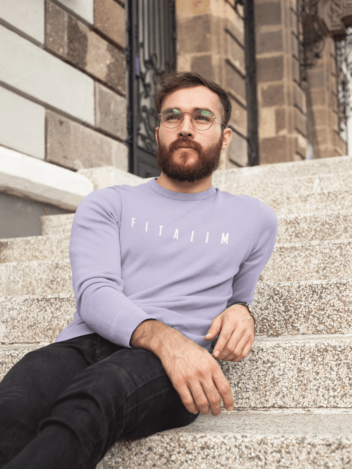 Essential Oversized Sweatshirt Lavender - Fitaiim