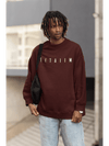 Essential Oversized Sweatshirt Maroon - Fitaiim