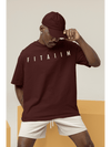 Essential Oversized T-Shirt Maroon - Fitaiim