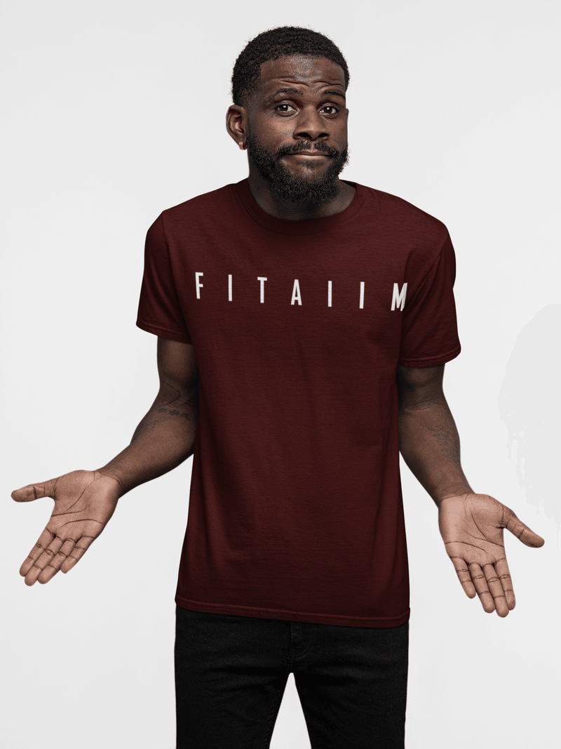Essential Supima T-Shirt Maroon - Fitaiim