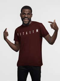 Essential Supima T-Shirt Maroon - Fitaiim