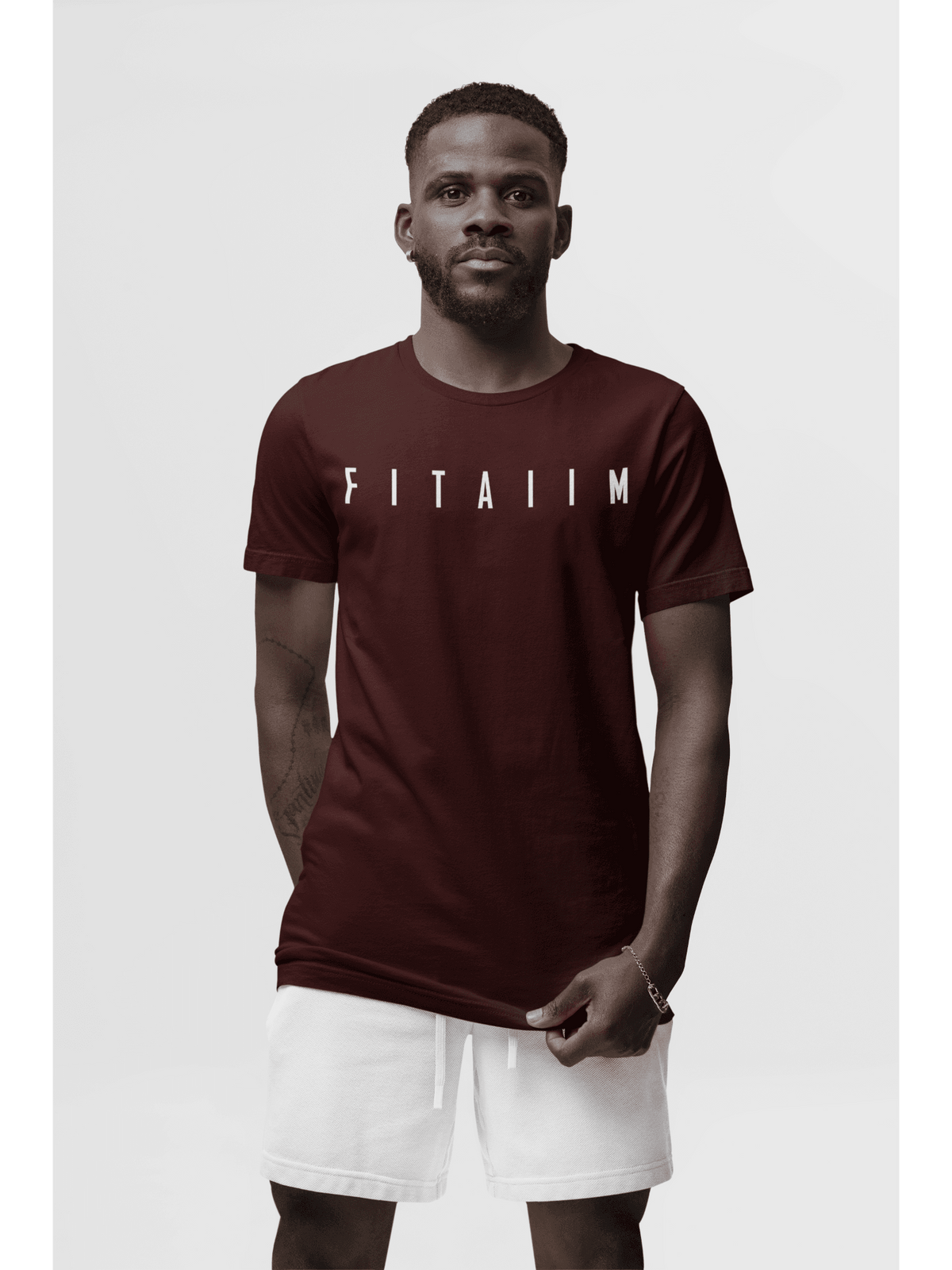 Essential Supima T-Shirt Maroon - Fitaiim