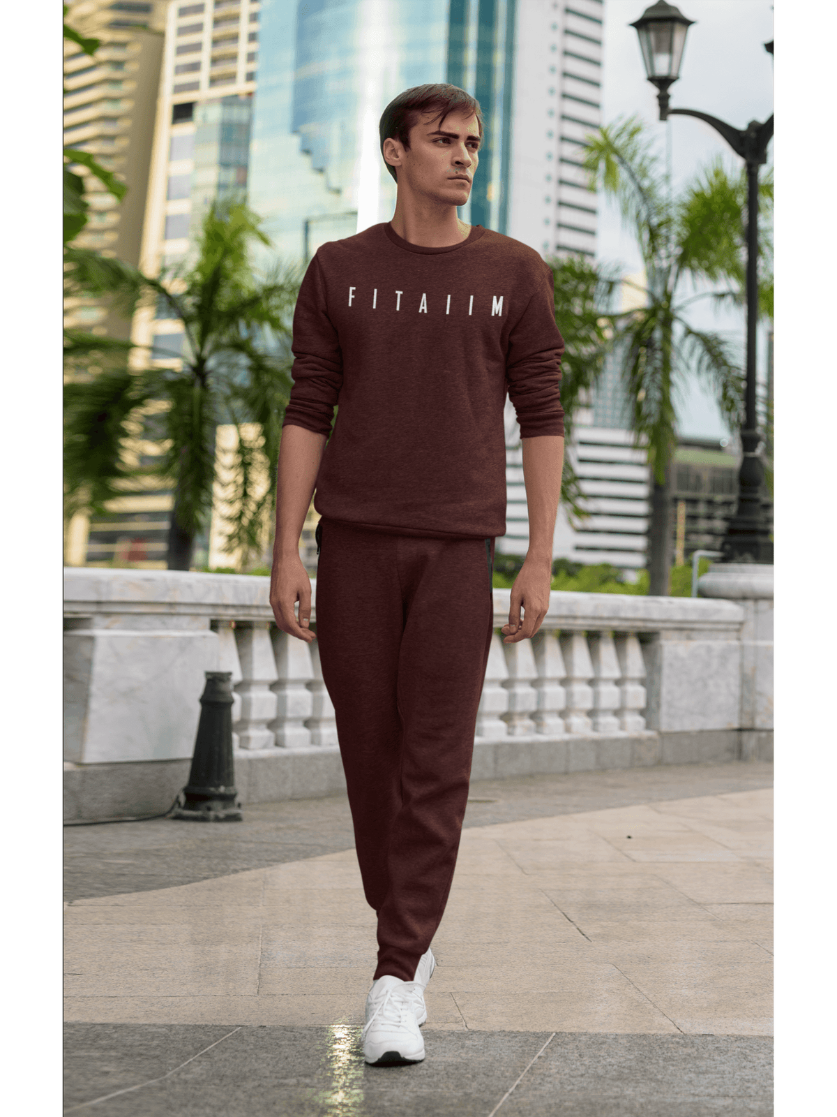 Essential Sweatshirt Maroon - Fitaiim