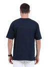 Essential Oversized T-Shirt Navy Blue - Fitaiim
