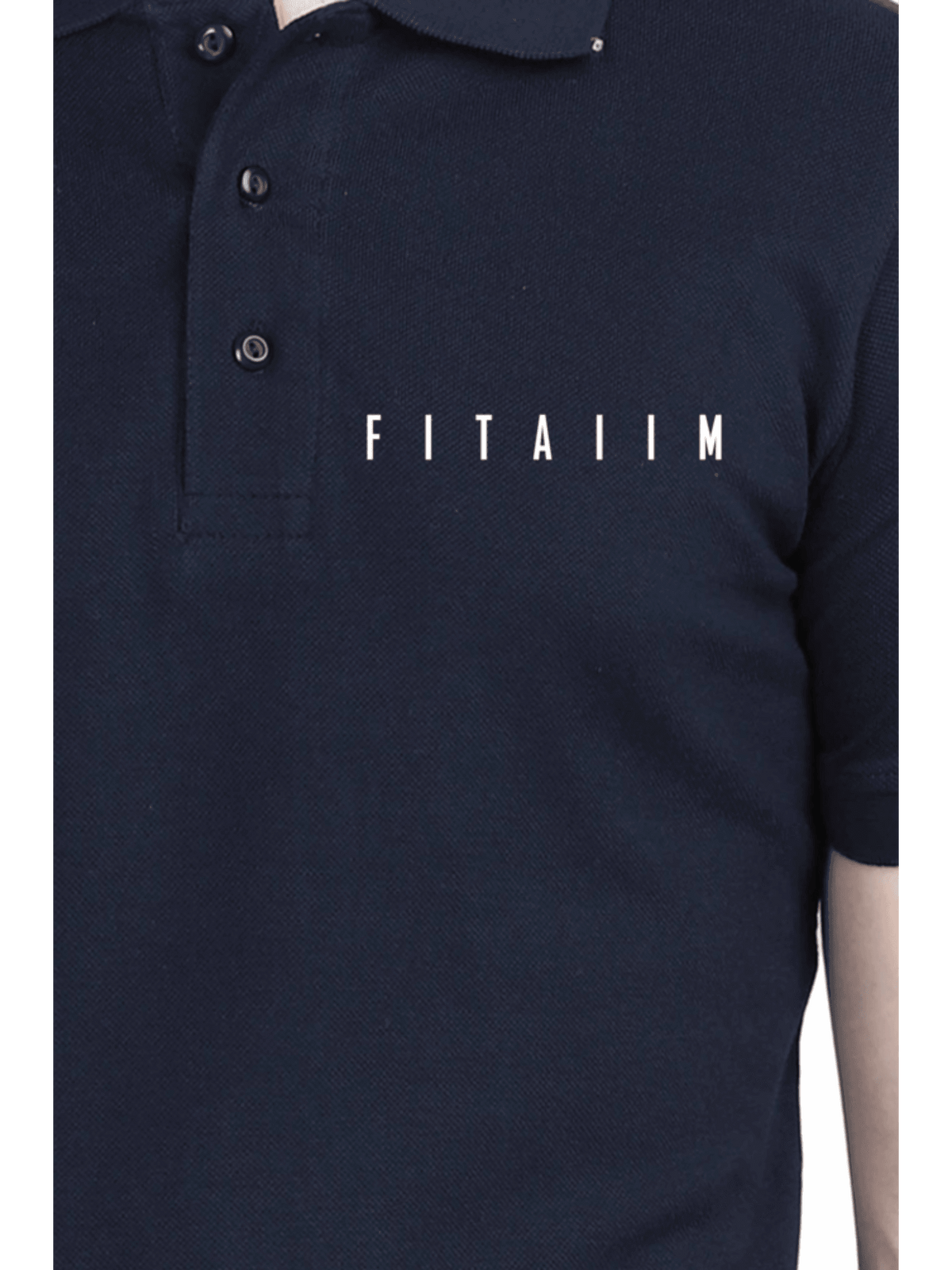 Essential Polo T-Shirt Navy Blue - Fitaiim
