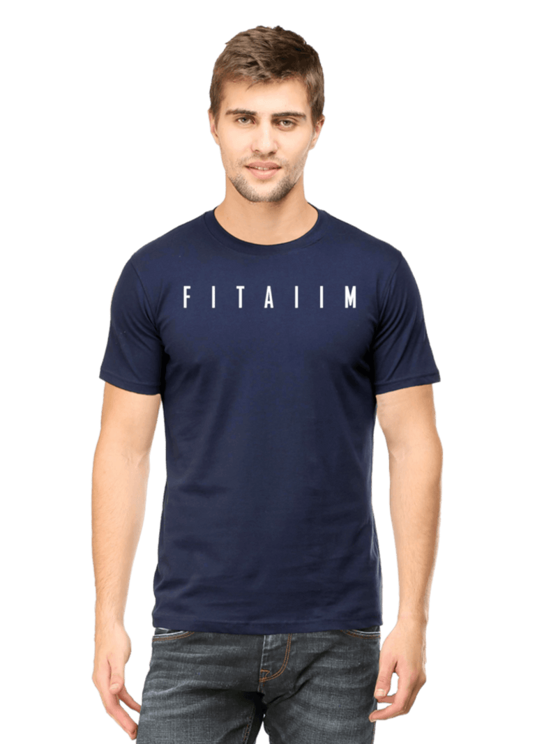 Essential T-Shirt Navy Blue - Fitaiim