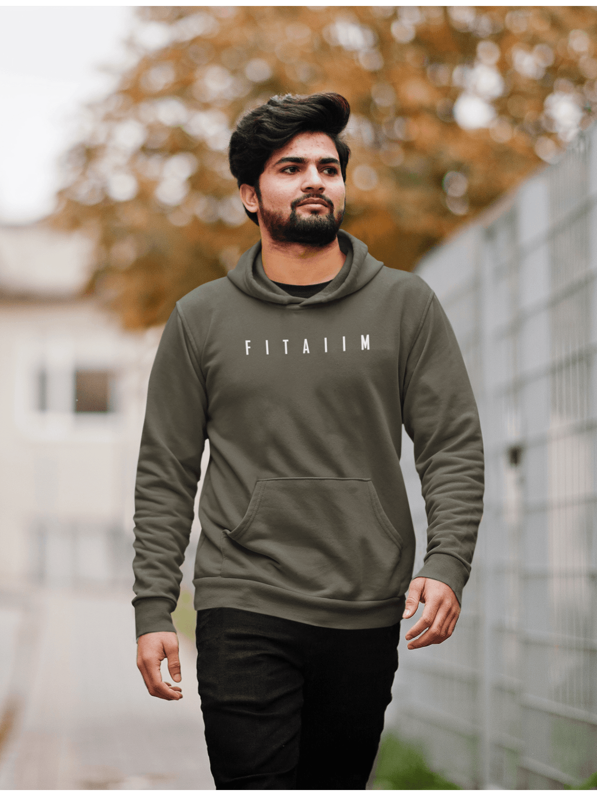 Essential Hoodie Olive Green - Fitaiim